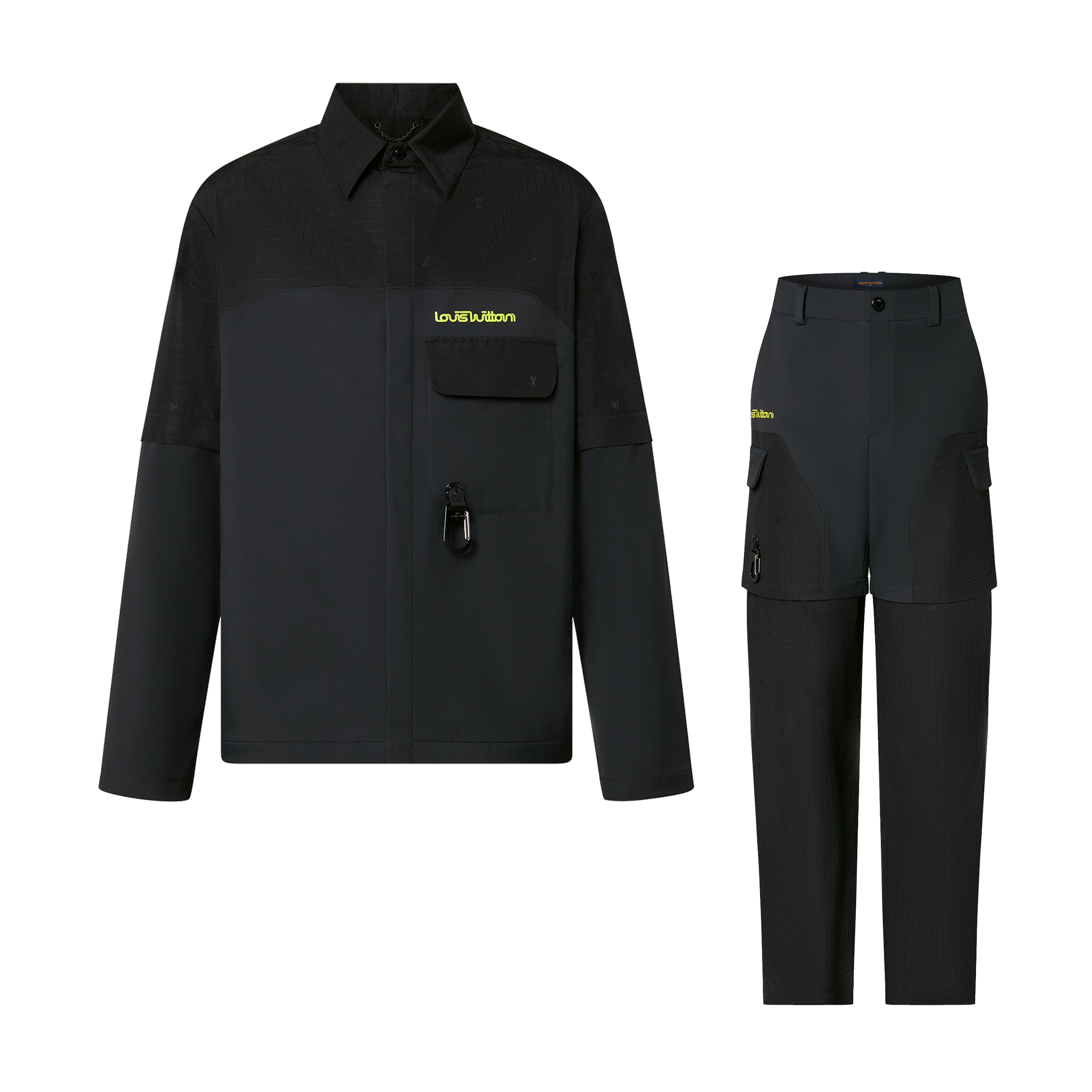 Louis Vuitton NIGO Outdoor Shirt Pants in Technical Fabrics Set Suit #nigo95148