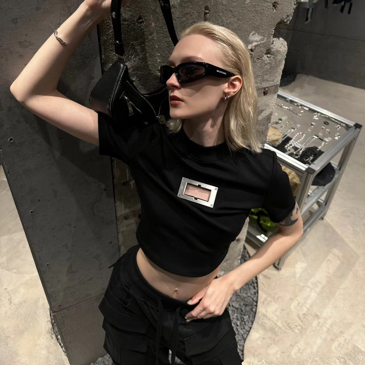 Balenciaga NIGO Black Sunglasses Glasses Accessories #nigo95193