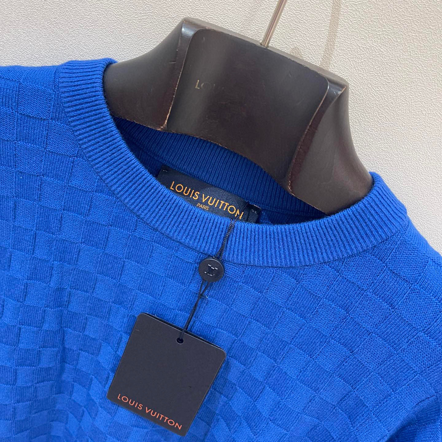 Louis Vuitton NIGO Man Cotton Crew Neck Long Sleeve Pullover Sweater #nigo96129