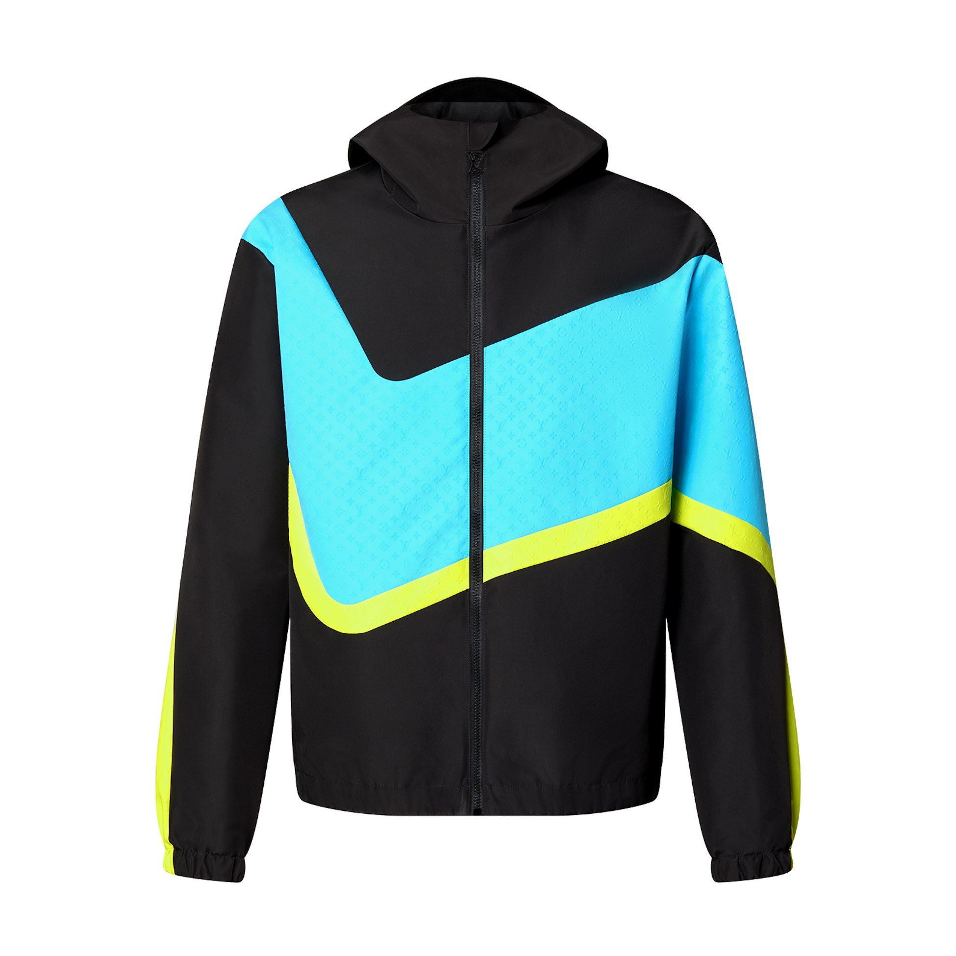 Louis Vuitton NIGO Man Colour Blocking Hooded Zip Up Jacket #nigo95183