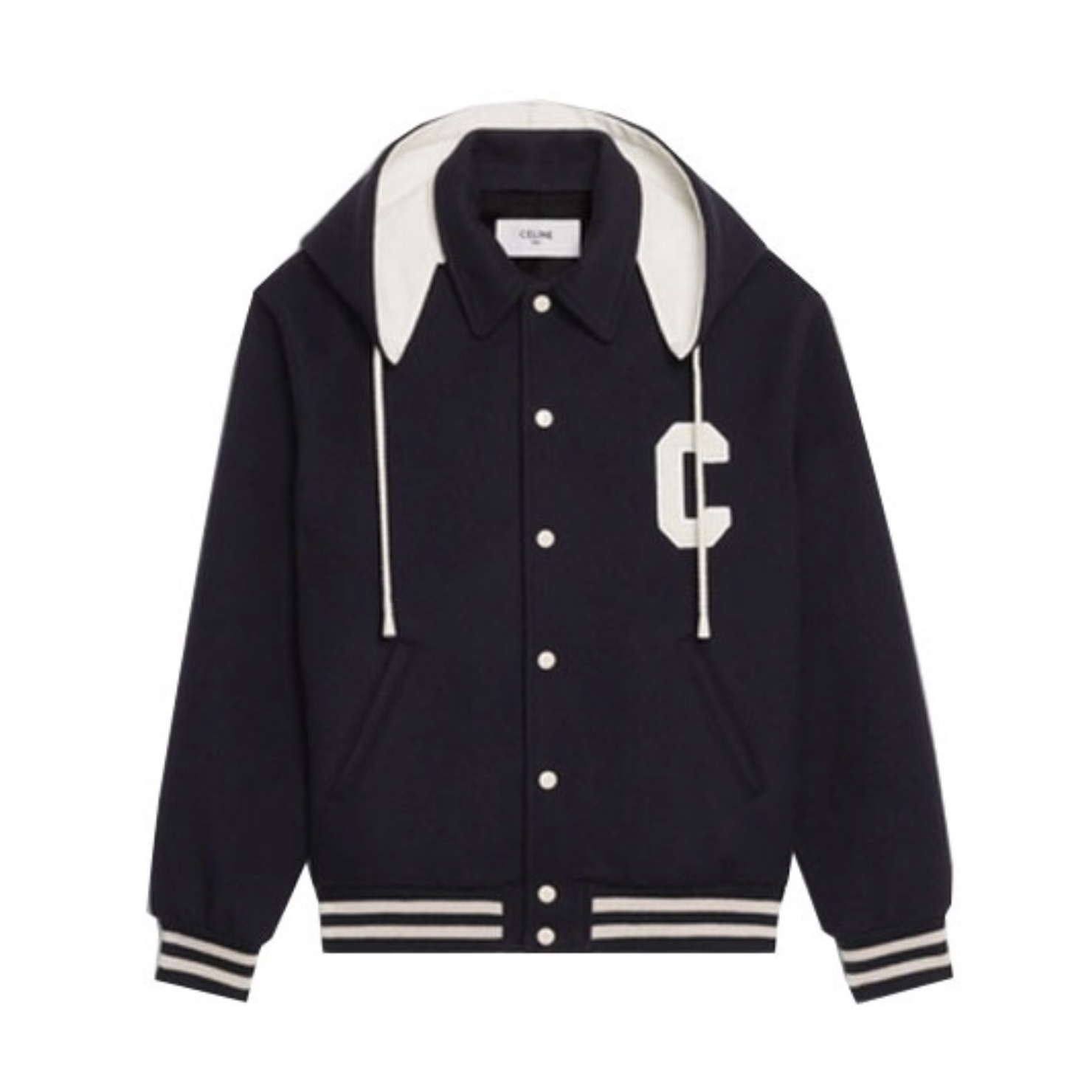 Celine NIGO Man Hooded Baseball Jacket #nigo96113