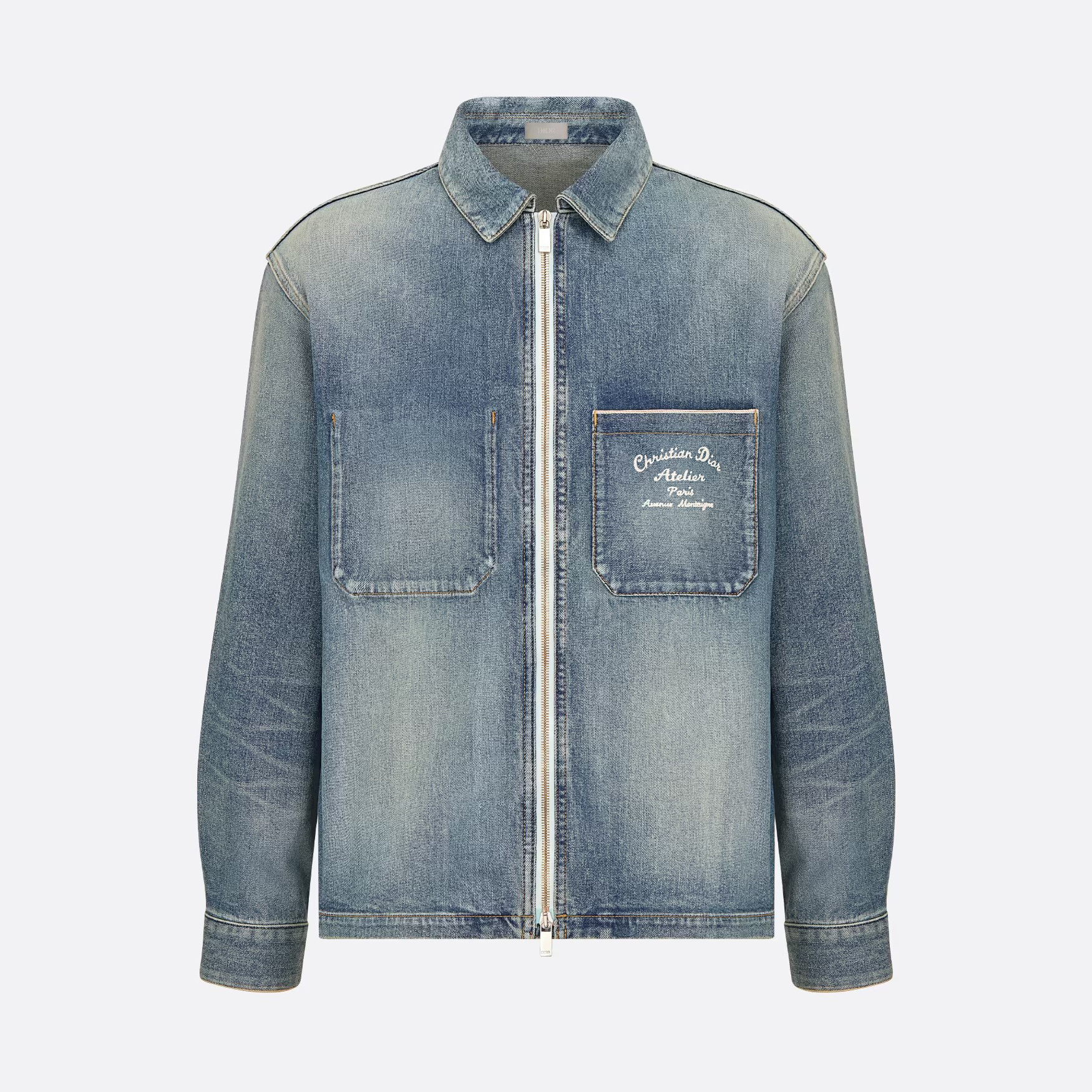 Dior NIGO Man Zipper Denim Jacket Coat #nigo96142