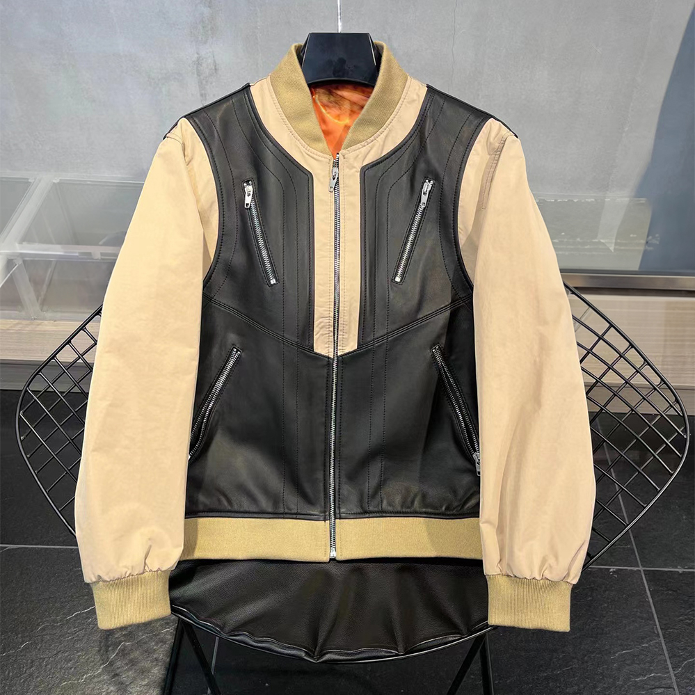 Celine NIGO Man Leather Coat Long Sleeve Jacket Ngvp #nigo6376