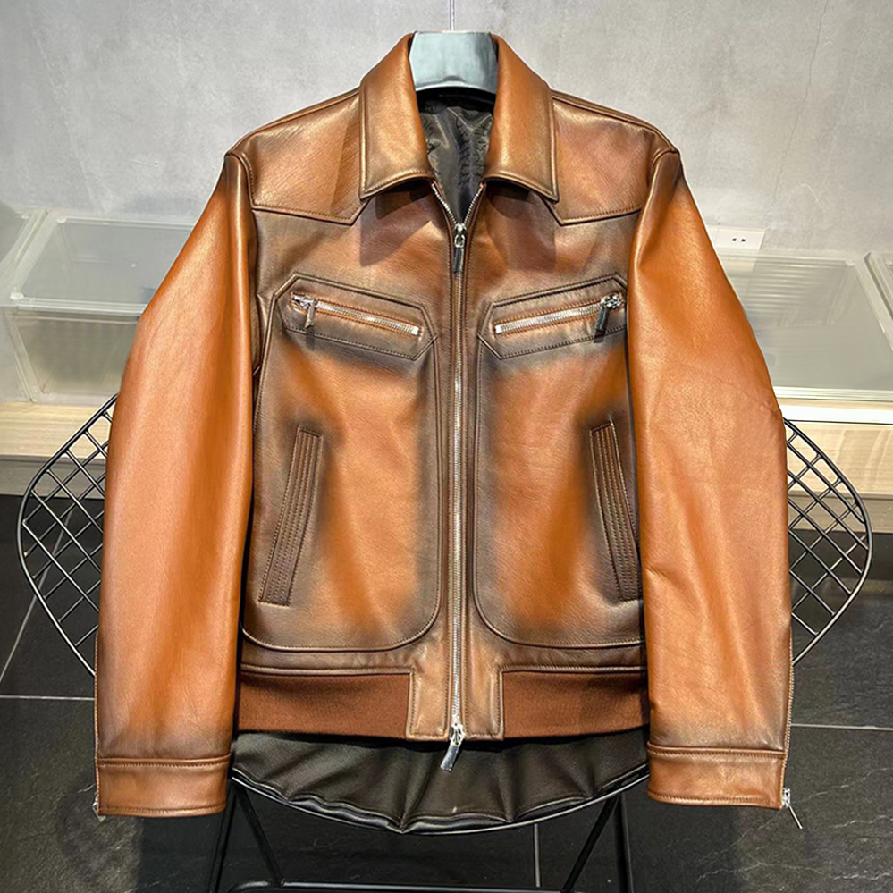 Berluti NIGO Man Long Sleeve Leather Jacket Ngvp #nigo6375