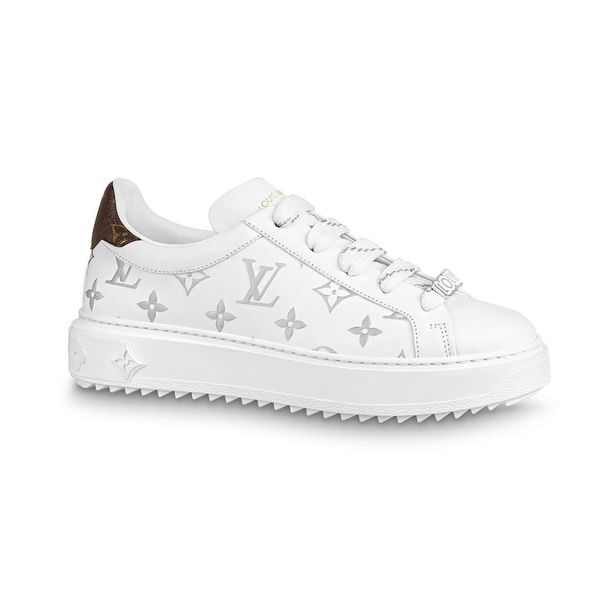 Louis NIGO Embossed Logo Embossed White Shoes Flat Sneakers Shoes #nigo55148