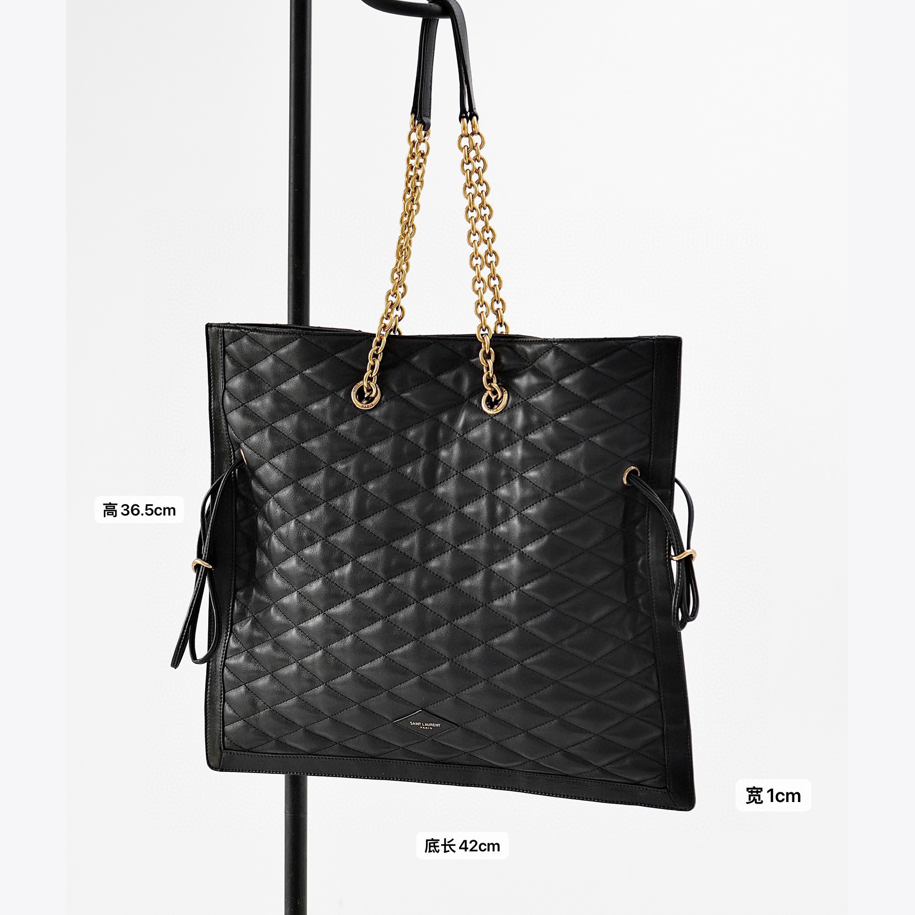 Saint Laurent NIGO Chain Lattice Leather Tote Bag #nigo21637