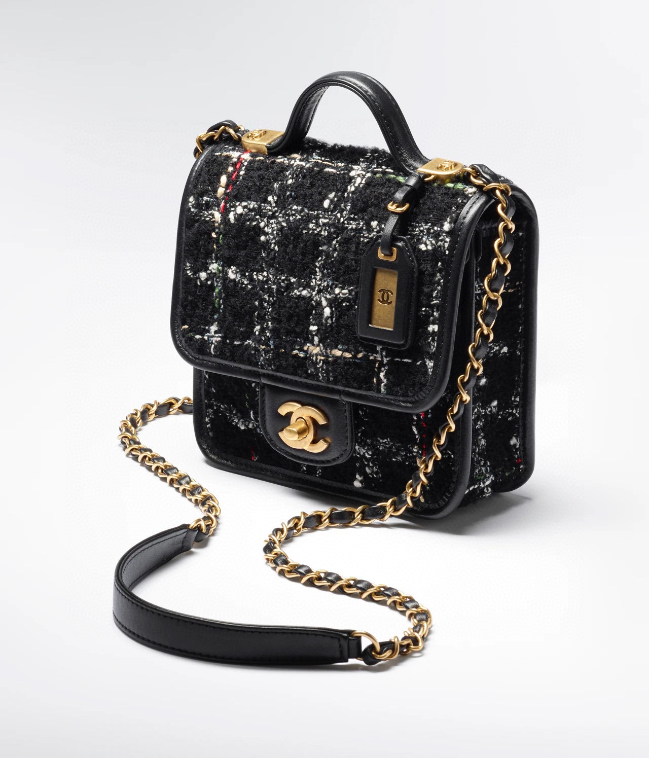 CHANEL NIGO Woolen One Shoulder Chain Square Bag Bags #nigo56556