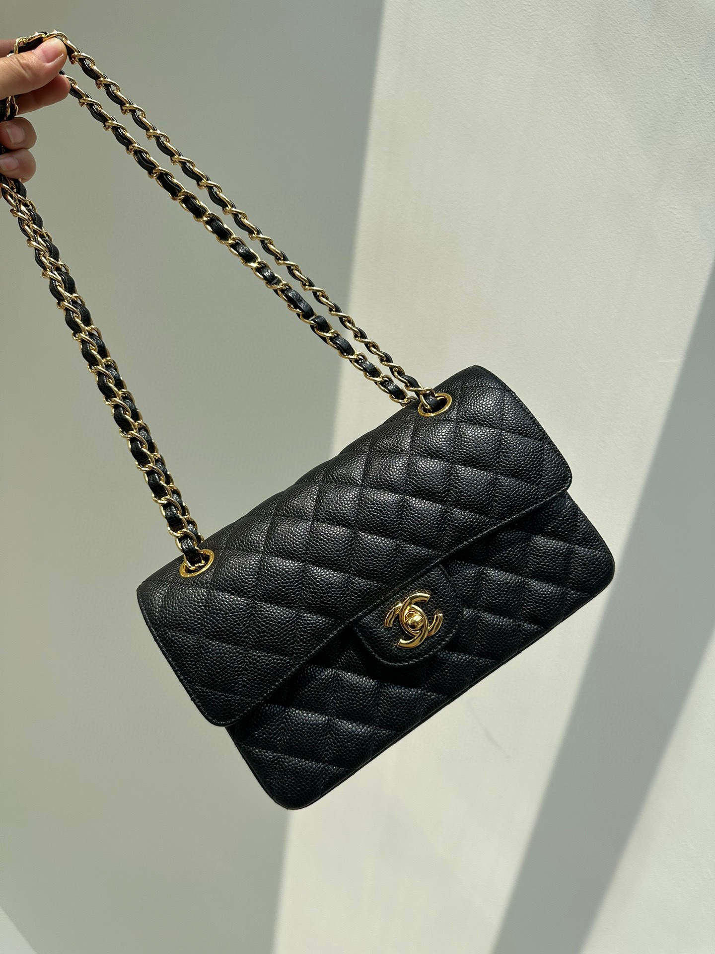 Chanel NIGO leather chain shoulder bag #nigo91932