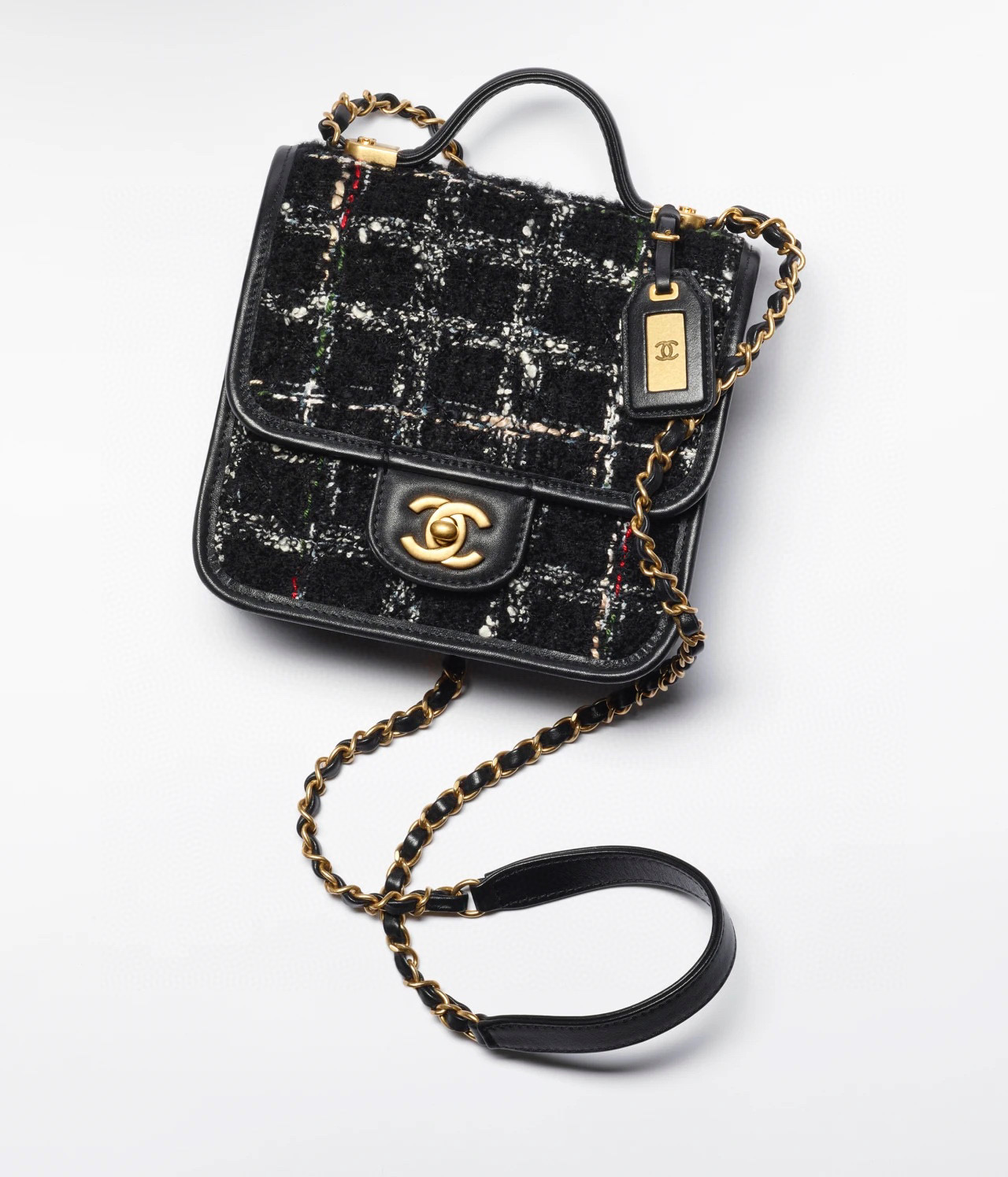 CHANEL NIGO Woolen One Shoulder Chain Square Bag Bags #nigo56556