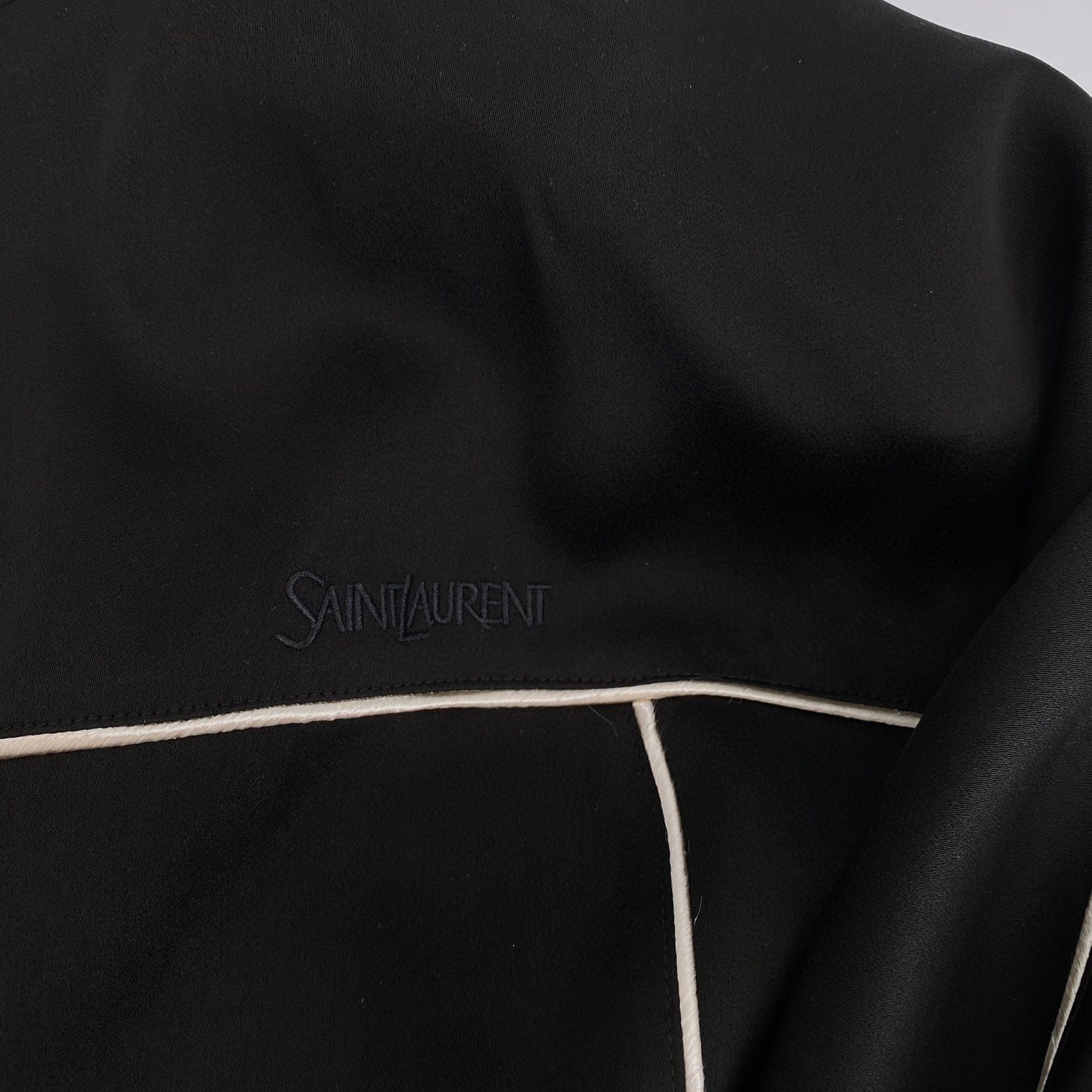 Saint Laurent NIGO Men's Black Long Sleeve Coat Jacket Ngvp #nigo6378