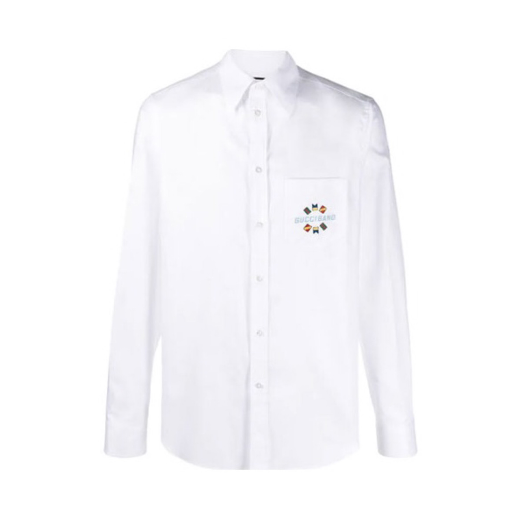 Gucci NIGO Embroidered Logo Long Sleeve Shirt #nigo96155