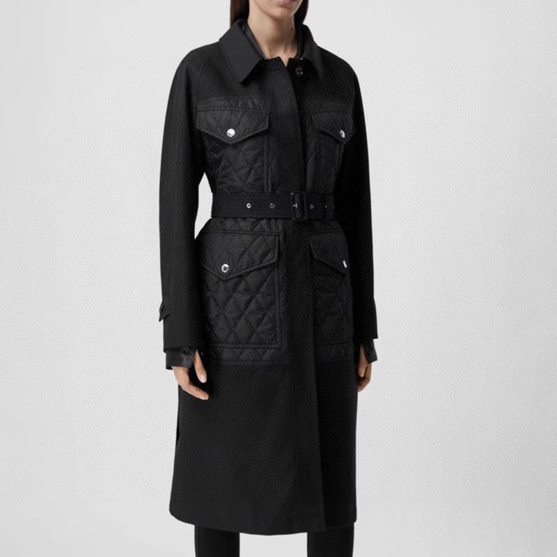 Burberry NIGO Woman Long Coat Jacket #nigo96166