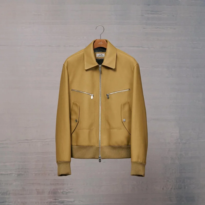 Hermes NIGO Man Leather Jacket Coat #nigo5768