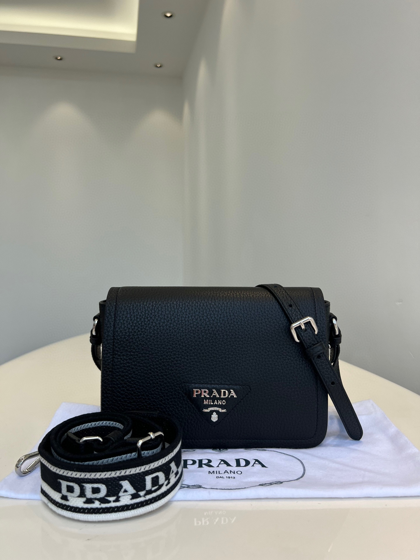 Prada NIGO Leather Square Shoulder Bags Handbag Bag #nigo56377