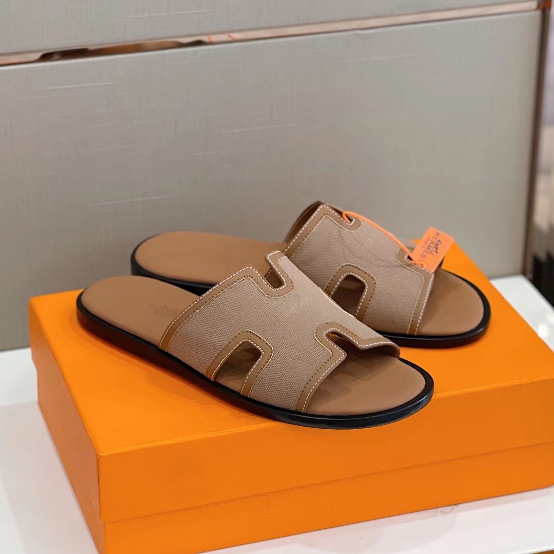 Hermes NIGO  Calfskin Upper Slipper Sandals shoes #nigo51867