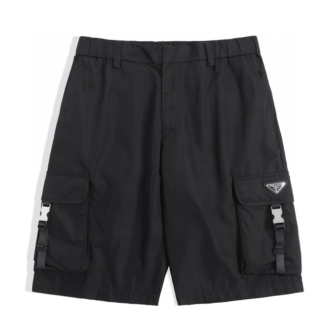 Prada NIGO ManSummer Cotton Black Sports Casual Shorts pants #nigo94134