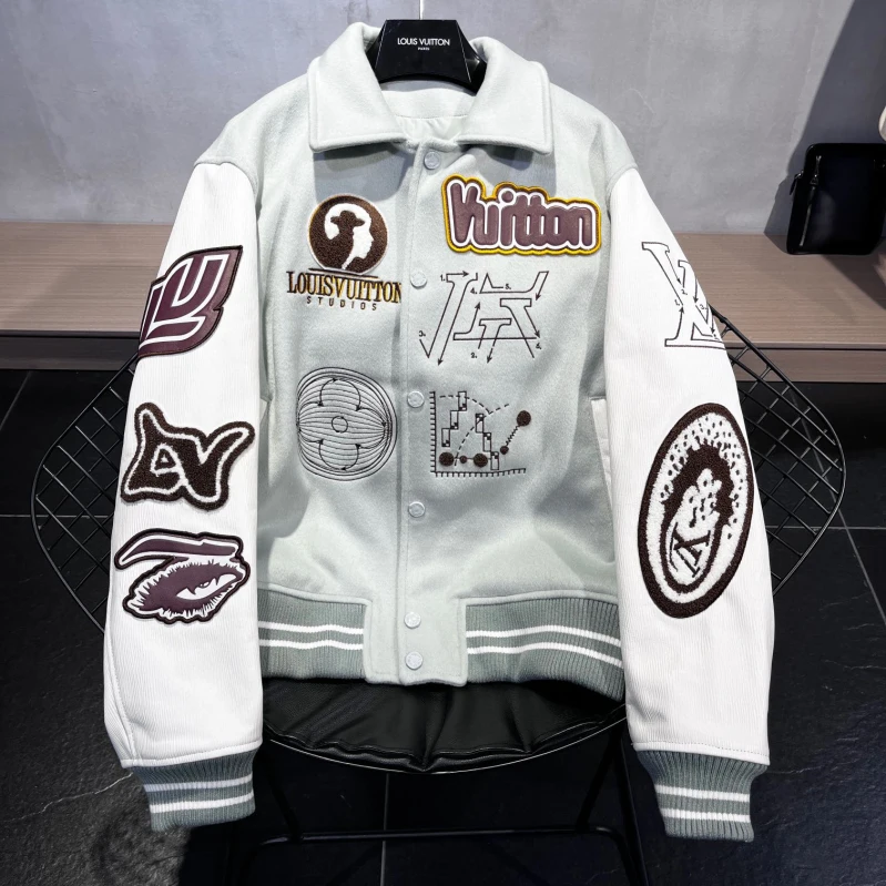 LouisVuitton NIGO Button Baseball Jacket Coat #nigo94495