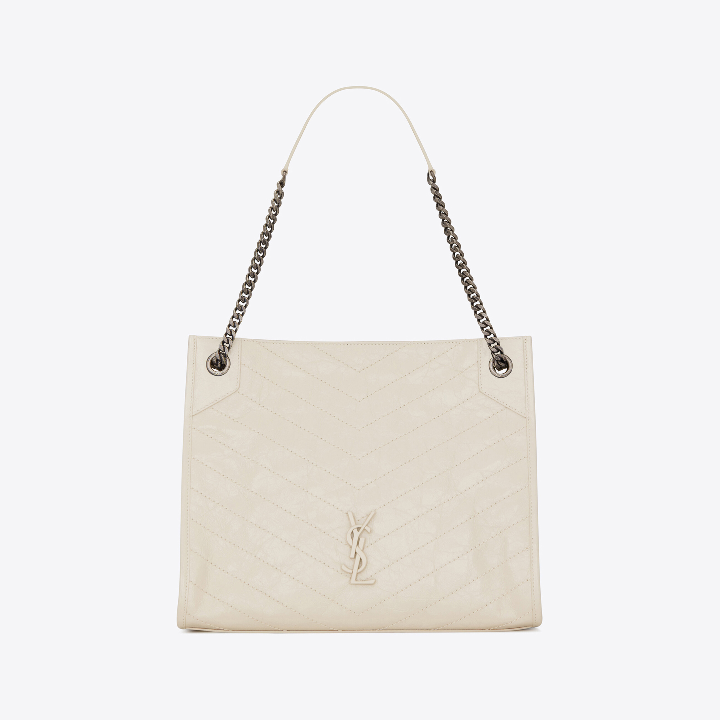 SAINT LAURENT Ysl Leather Chain Carrying Crossbody Bag #nigo21649