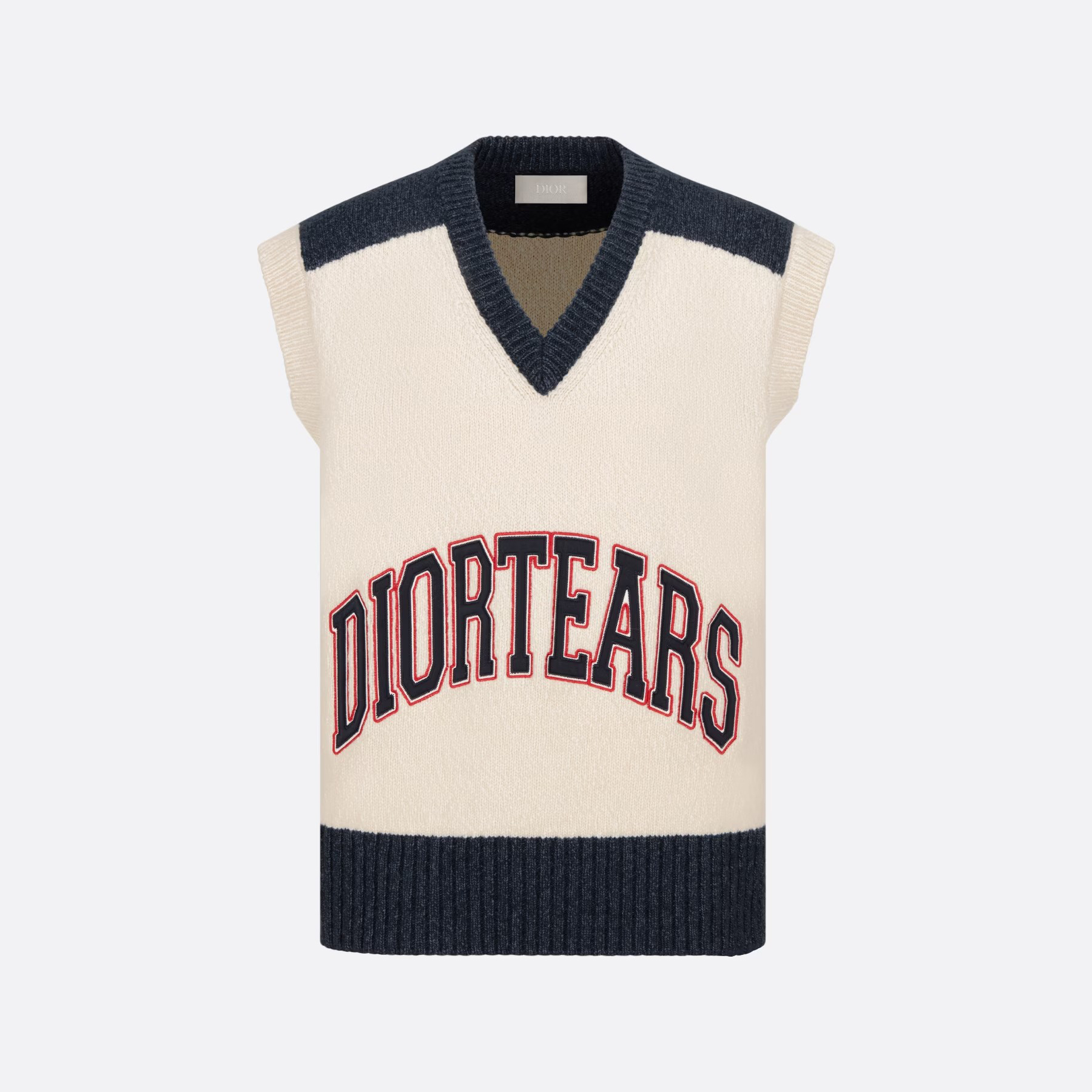 Dior Cotton V-neck Sleeveless Jumper #nigo96198