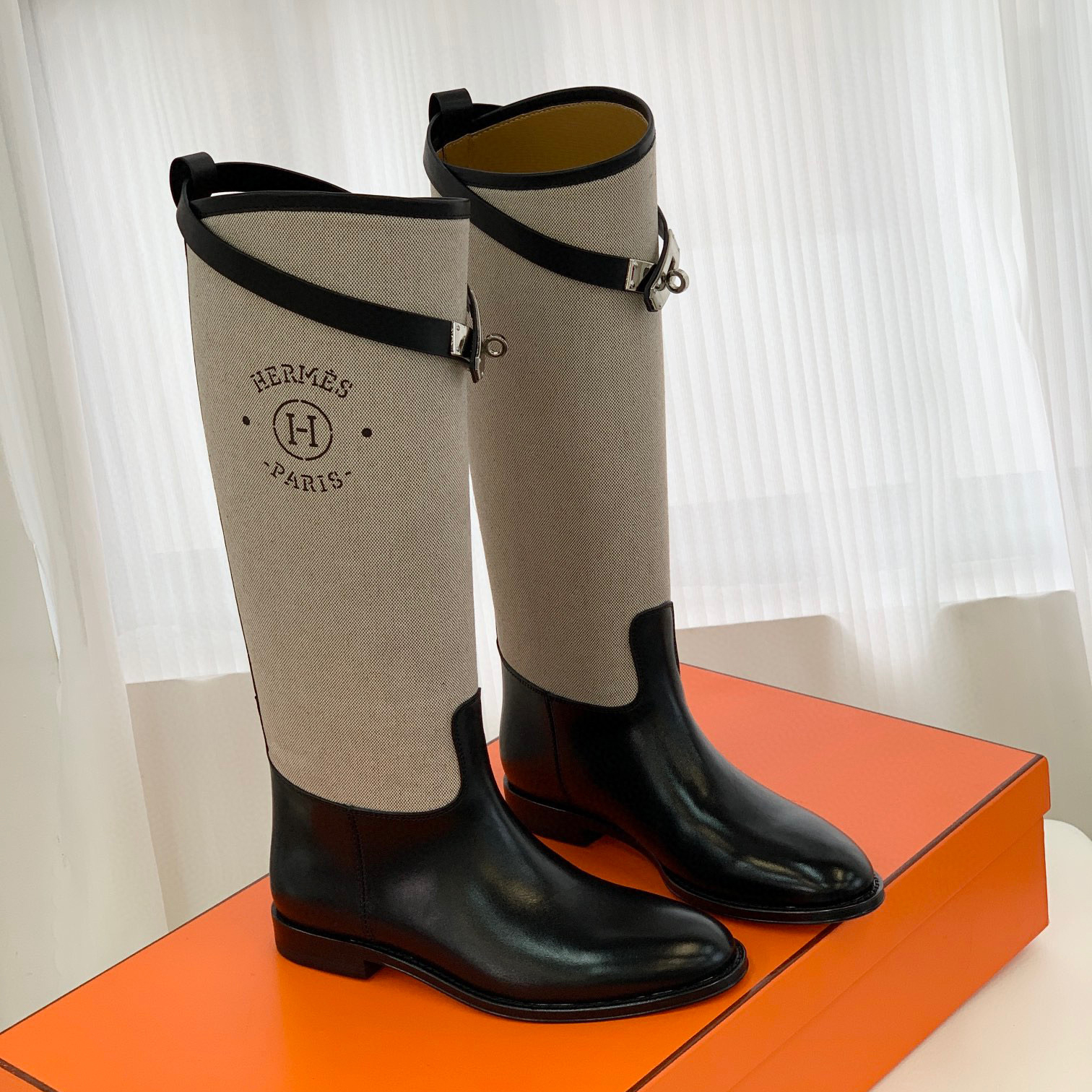 Hermes Leather High Boots #nigo21681