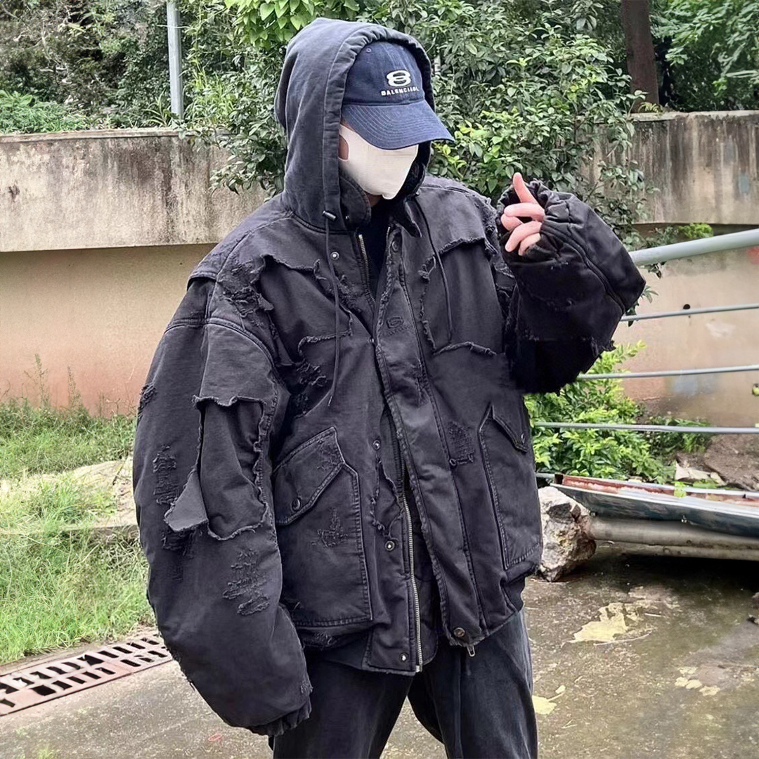 Balenciaga NIGO Long Sleeve Loose Denim Jacket Ngvp #nigo6383