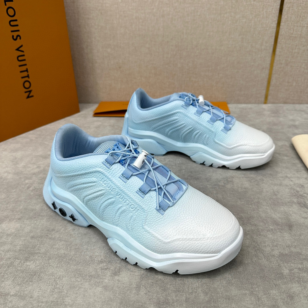 Louis Vuitton Millennium Gradient Low Top Sneakers Shoes #nigo96226