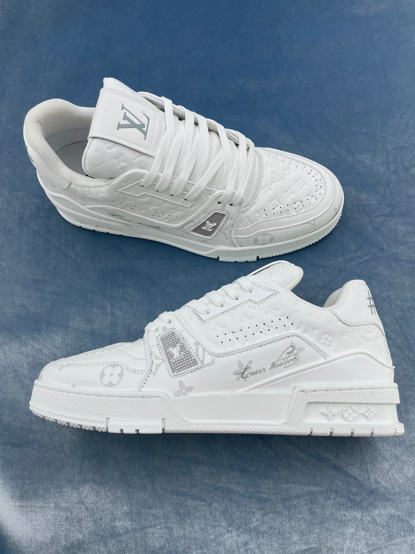 Louis Vuitton White Sports Casual Shoes And Board Shoes #nigo21671