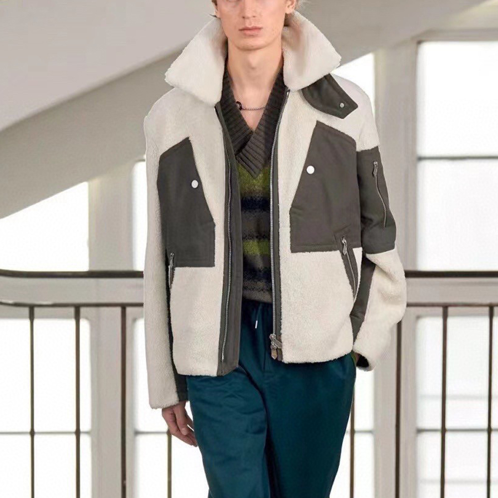 Hermès NIGO Wool Winter Large Pocket Lapel Jacket Ngvp #nigo6384