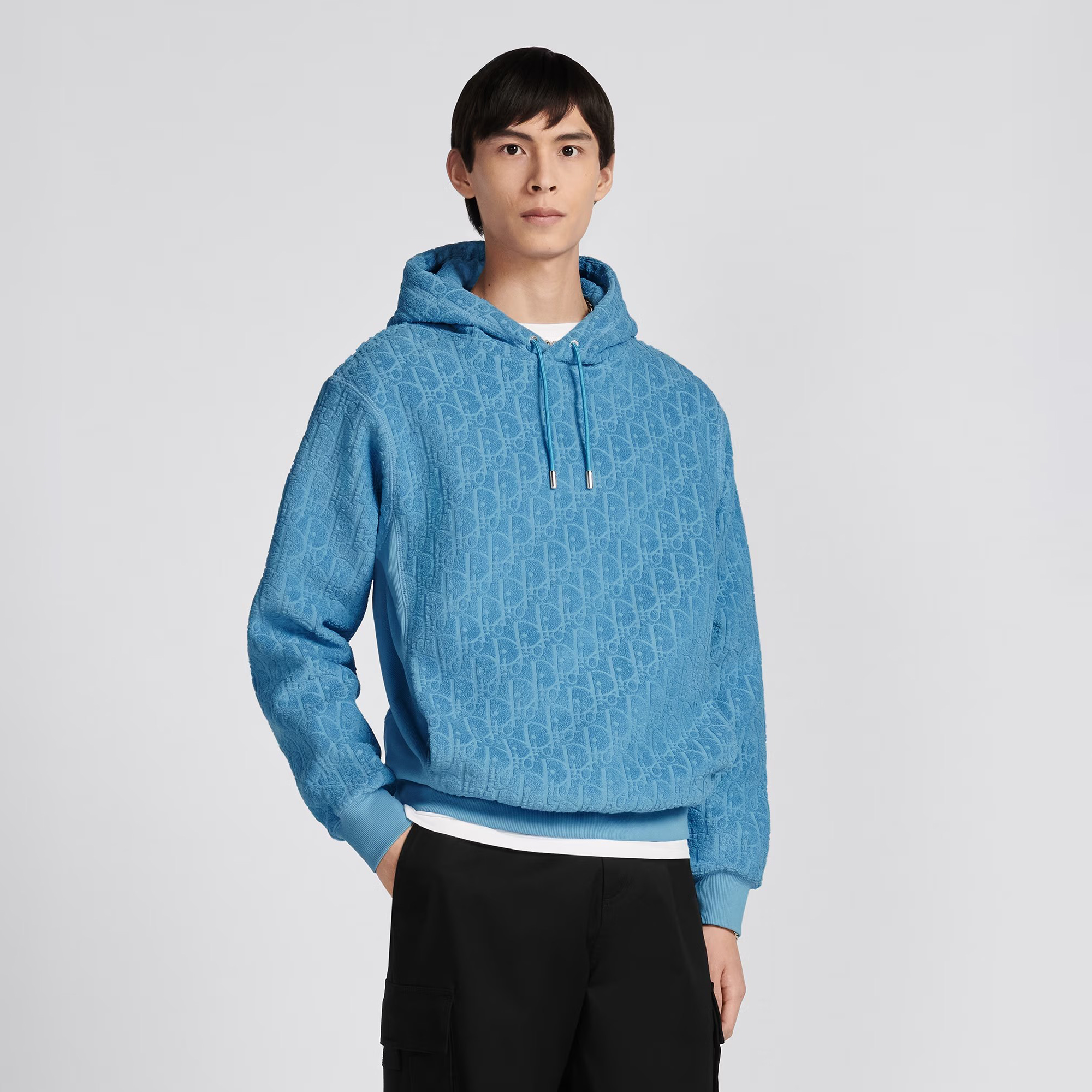Dior Oblique Hooded Sweatshirt Relaxed Fit Loose Pullover #nigo95126