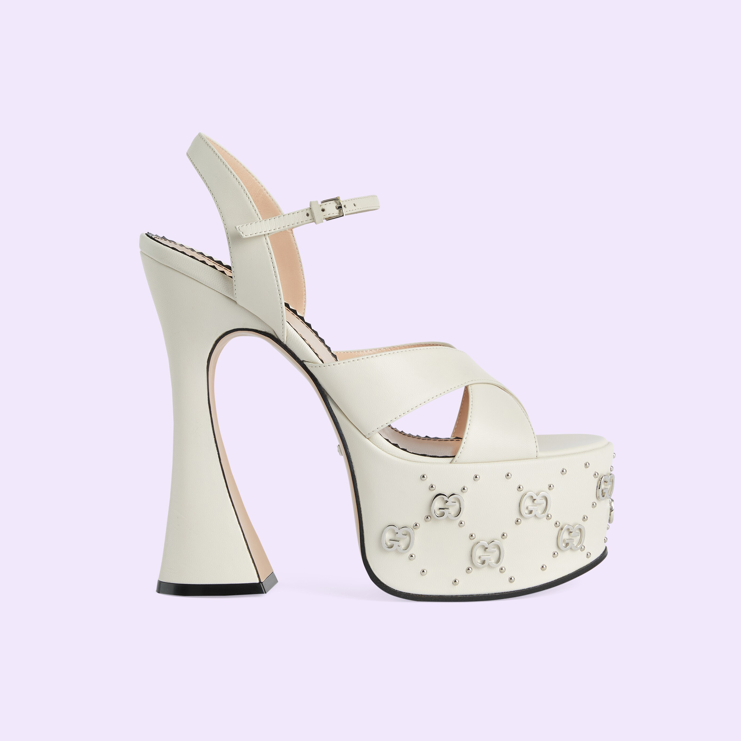 Gucci Summer Thick Soled High Heeled Sandals #nigo21685