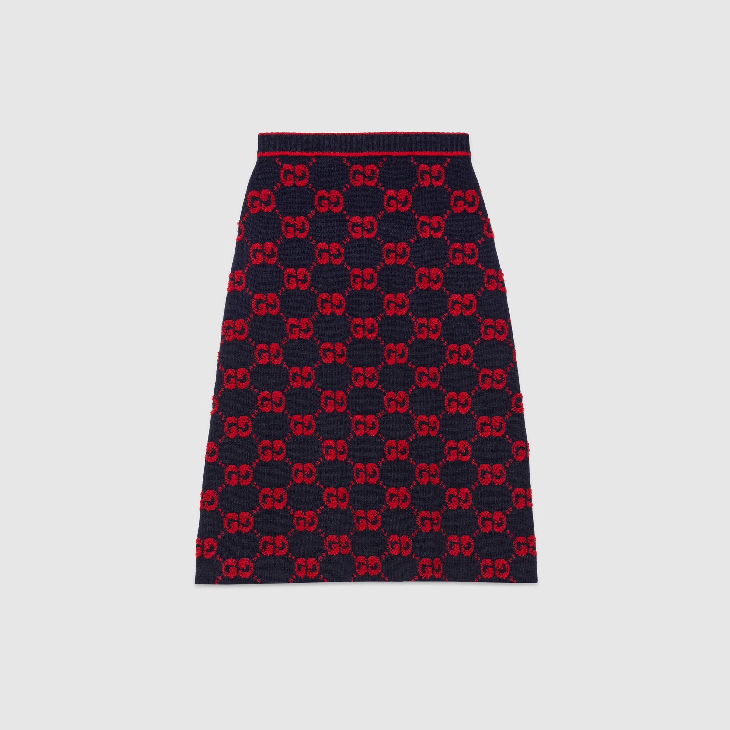 Gucci Knitted Printed Half Length Short Skirt #nigo21684