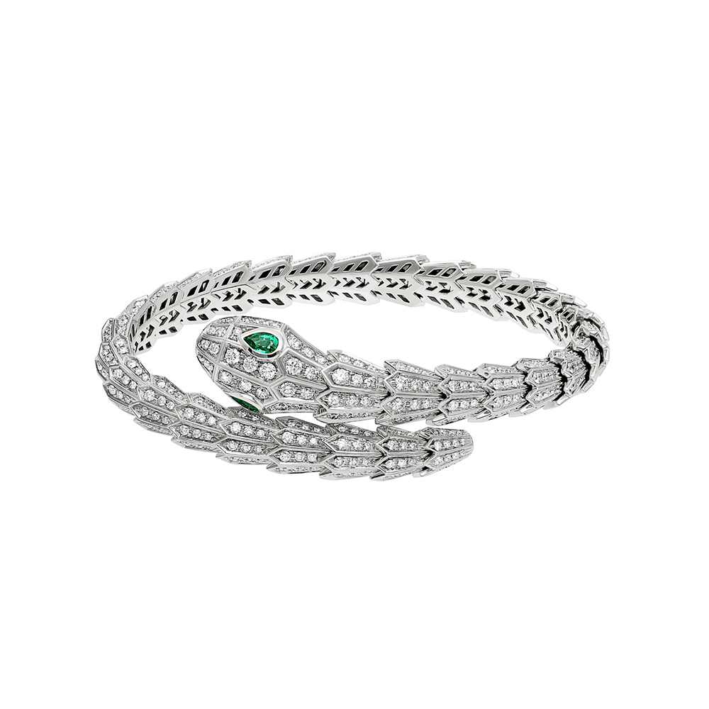 Bvlgari Serpenti Snake Bracelet With Diamonds #nigo96267