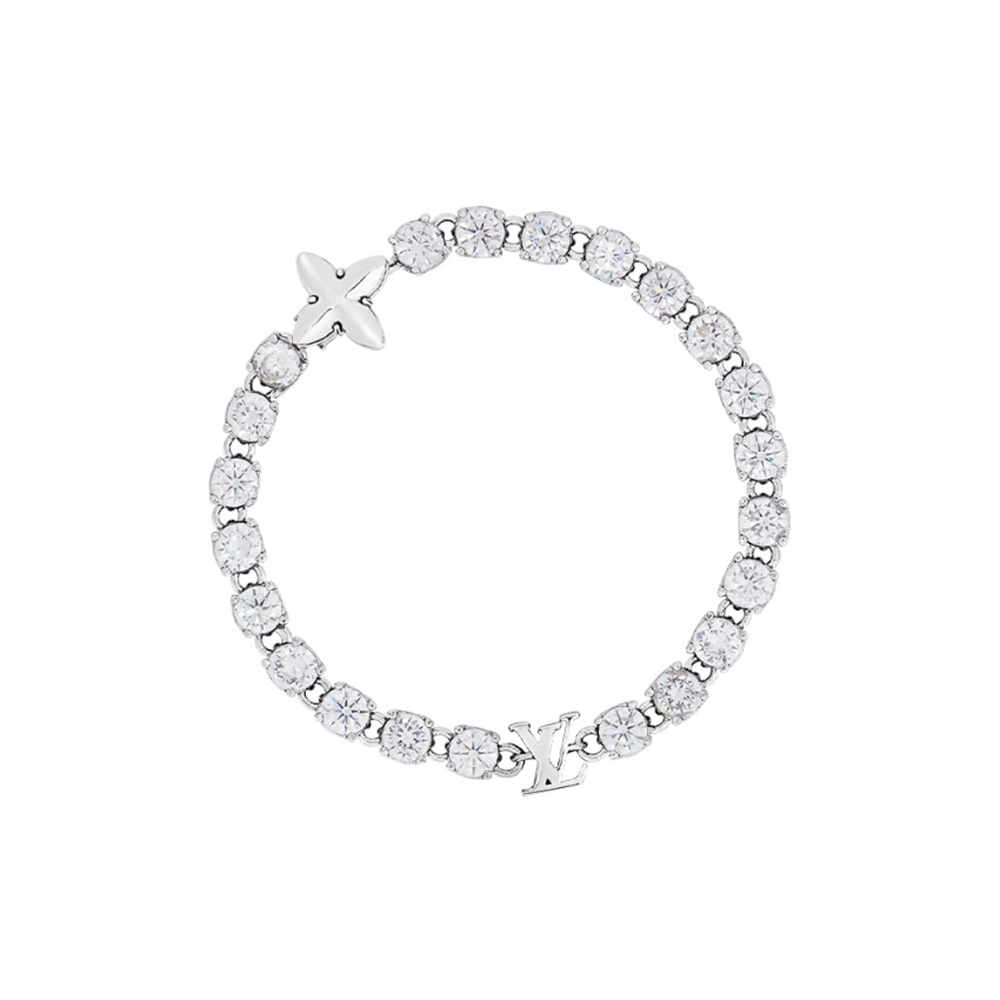Louis Vuitton Cpystals Bracelet With Diamonds #nigo96265