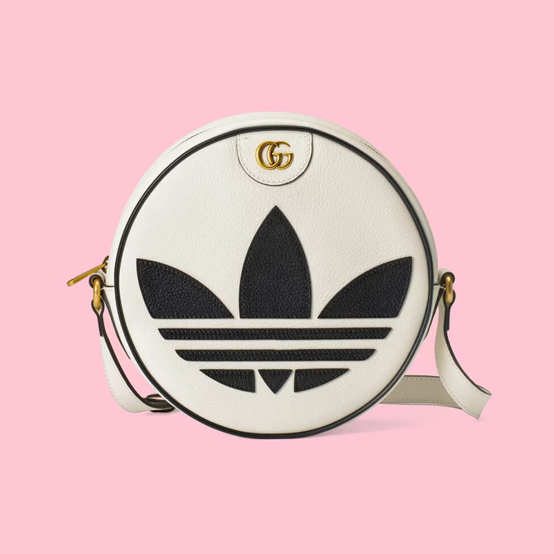 Gucci Adidas One Shoulder Round Leather Bag Bags #nigo54376