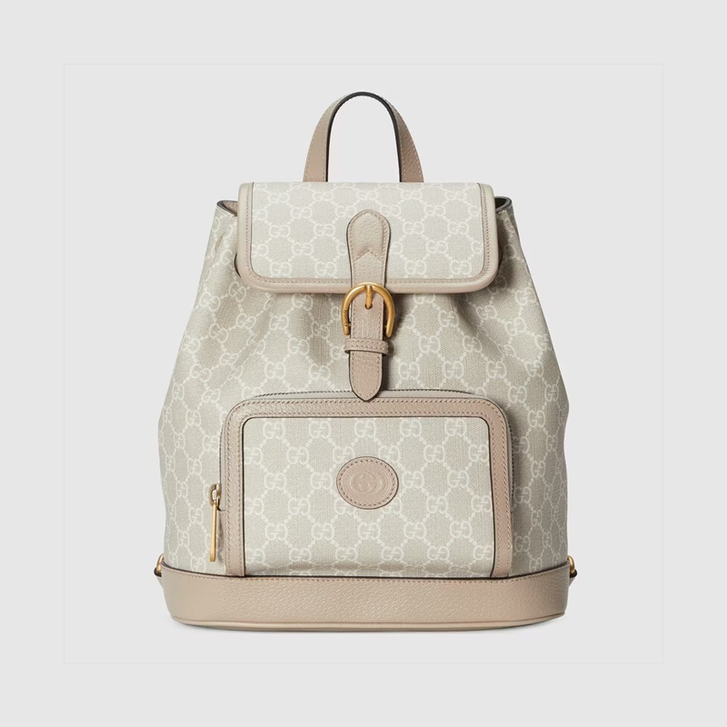 Gucci Neutral Leather Backpack Bag Bags #nigo54279