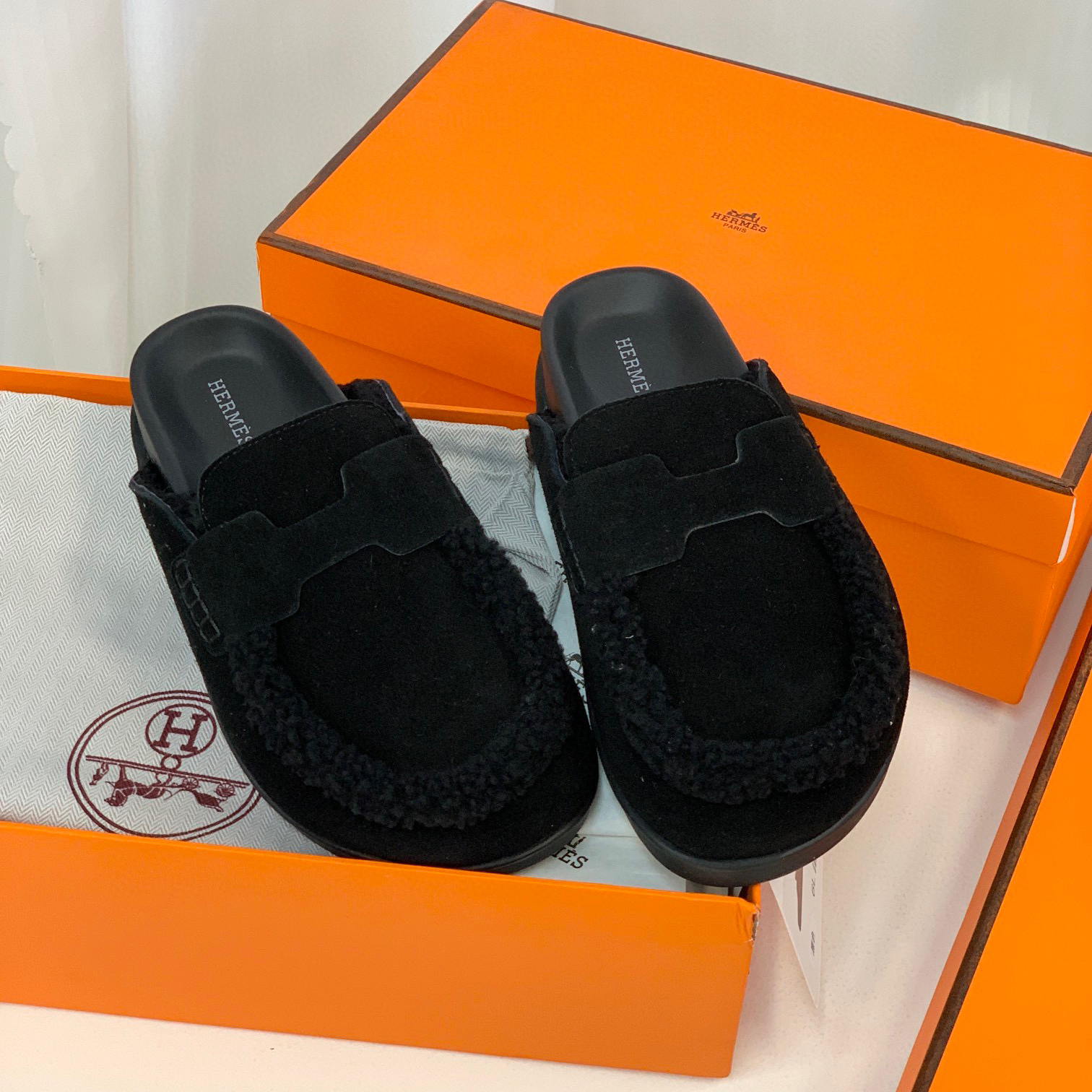 Hermès Hair Slippers Shoes #nigo96253