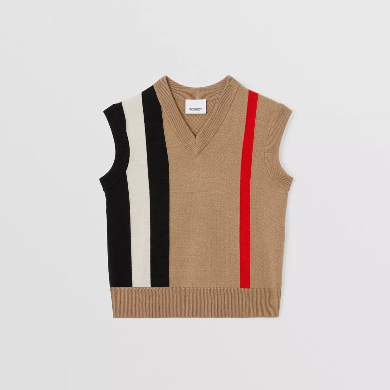 Burberry Kid's Striped V-Neck Vest #nigo32781