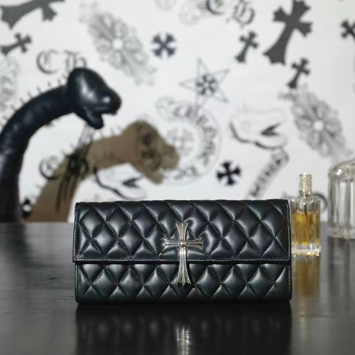 Chrome Hearts Long Clutch Bag With Metal Logo Logo #nigo54382