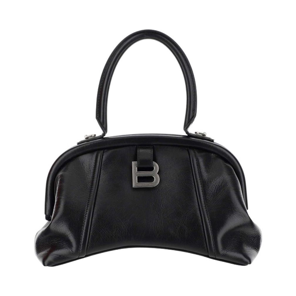 Balenciaga Leather Hourglass Dumpling Bag Buttoned Shoulder Crossbody Bag #nigo54685