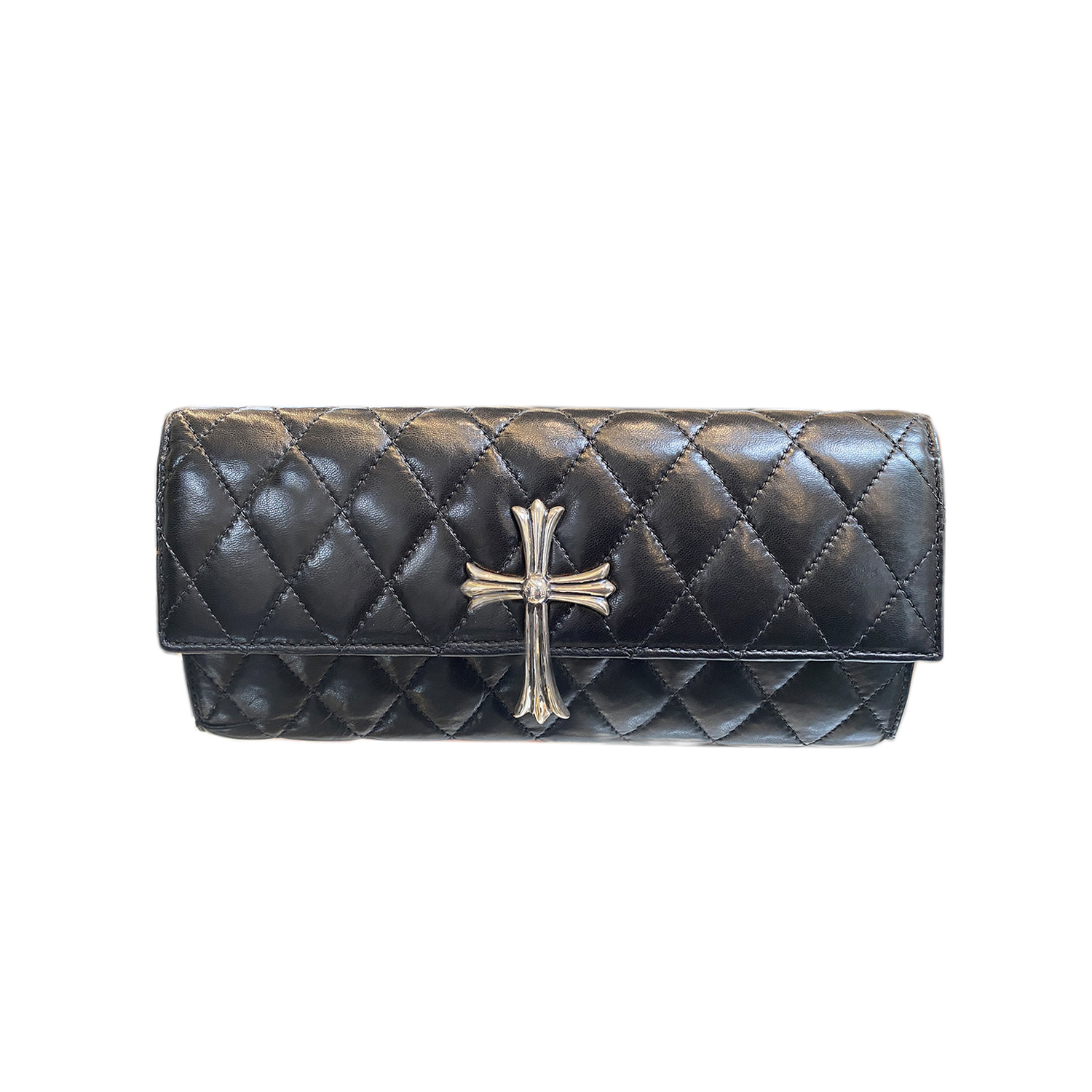 Chrome Hearts Long Clutch Bag With Metal Logo Logo #nigo54382