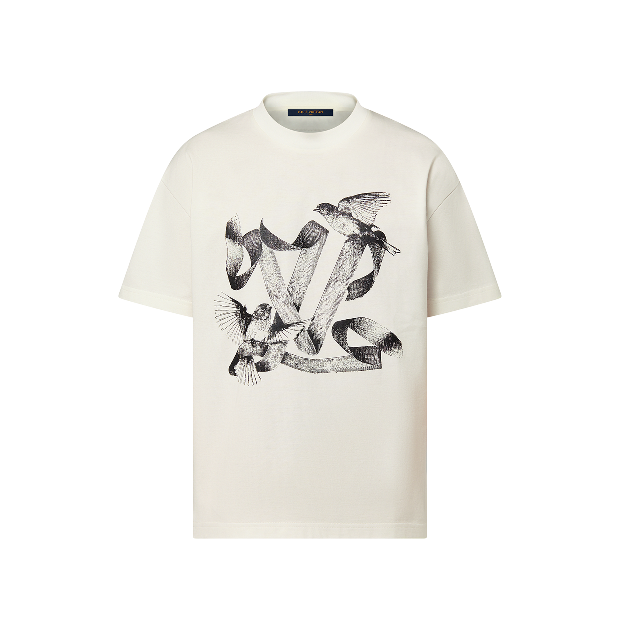 Louis Vuitton Loose Cotton Printed Short Sleeved T-Shirt #nigo21716