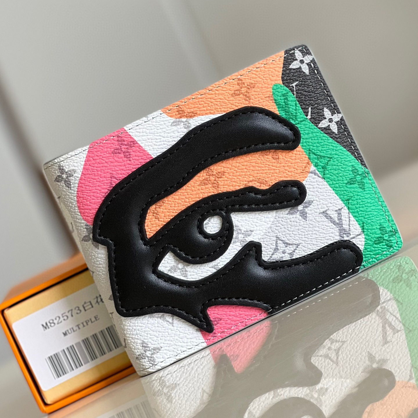 Louis Vuitton Short Leather Wallet Coin Purse #nigo96287