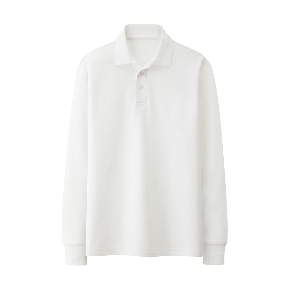 Burberry Cotton Lapel Long Sleeve Polo Shirt #nigo96284