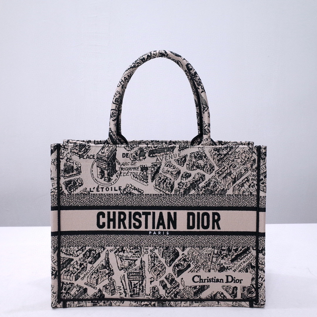 Dior NIGO Retro Packaging Newspaper Printing Tote Bag Portable Bags #nigo56997