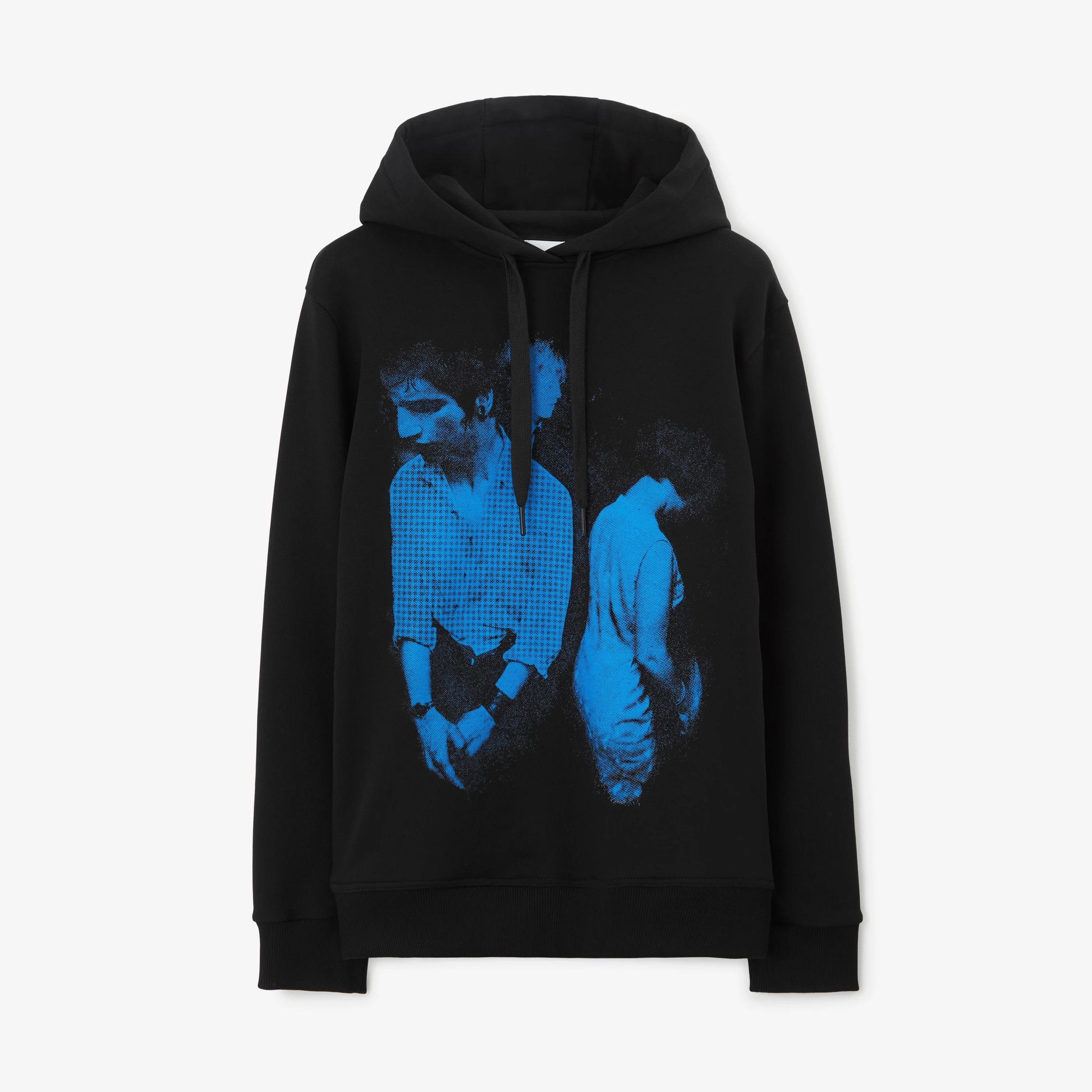 Burberry Black Cotton Hooded Sweatshirt #nigo96281