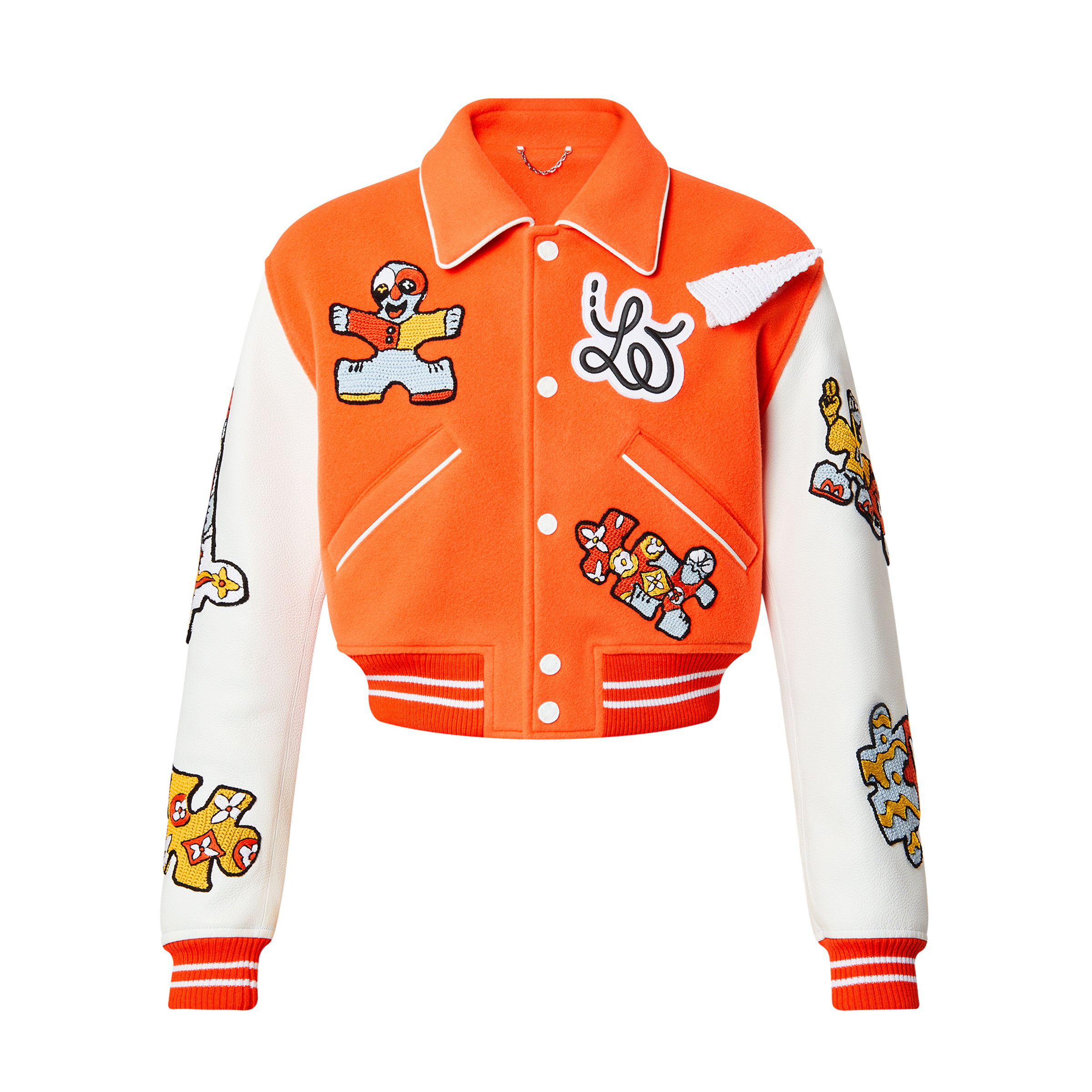 Louis Vuitton Mini Varsity Blouson Colour Blocked Baseball Jacket #nigo96269