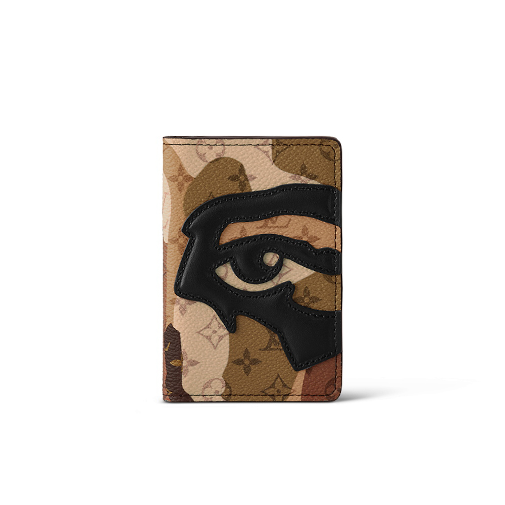 Louis Vuitton Pocket Organizer Medium Leather Wallet Coin Purse #nigo96288