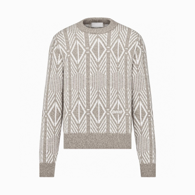 Dior Round Neck Pullover Long Sleeve Knit Sweater #nigo96323