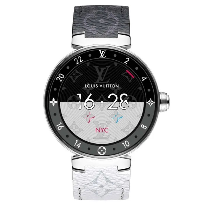 Louis Vuitton Bluetooth Link Electronic Watch Casual Leather Strap 2nd Generation Watch #nigo755