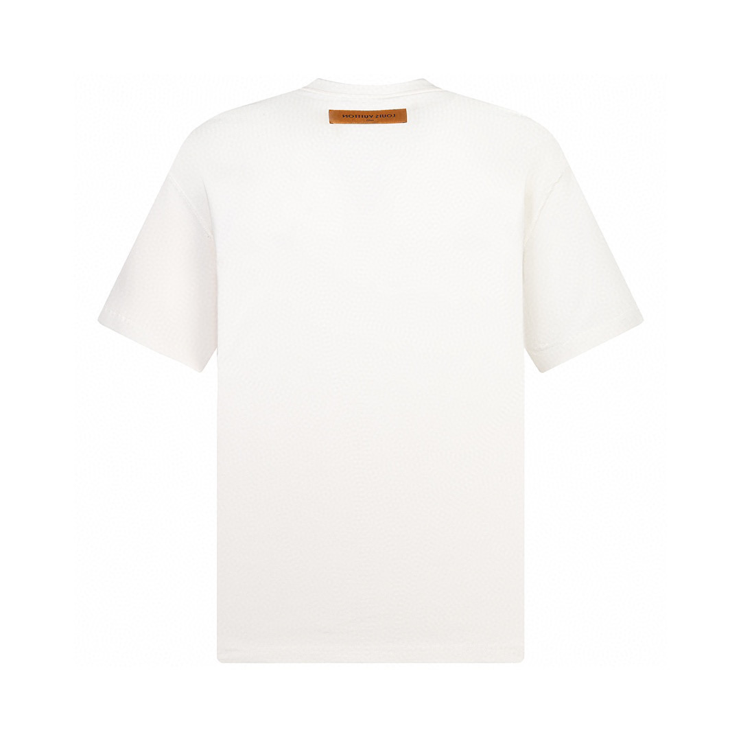 Louis Vuitton NIGO Man Rainbow Cotton T-Shirt Short Sleeve #nigo5818